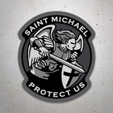 Car & Motorbike Stickers: Archangel Michael Protect Us 3