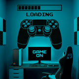 Wall Stickers: Videogame Console Controller Loading 18