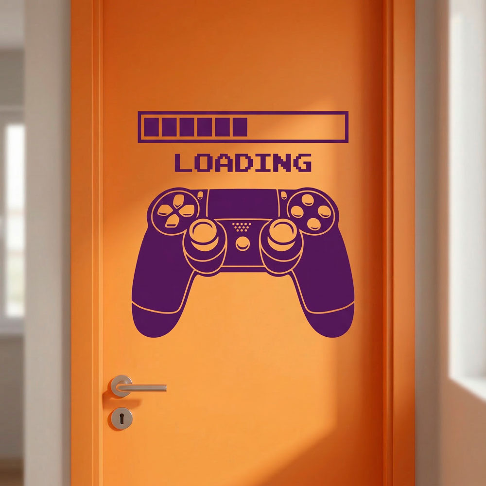 Wall Stickers: Videogame Console Controller Loading