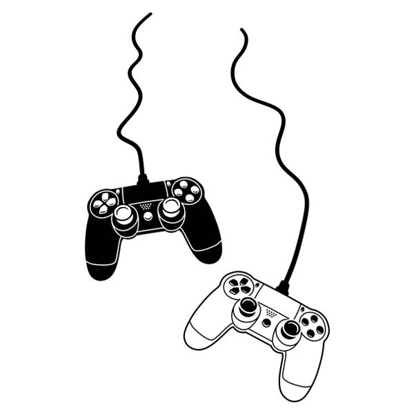 Wall Stickers: Play Station Controllers