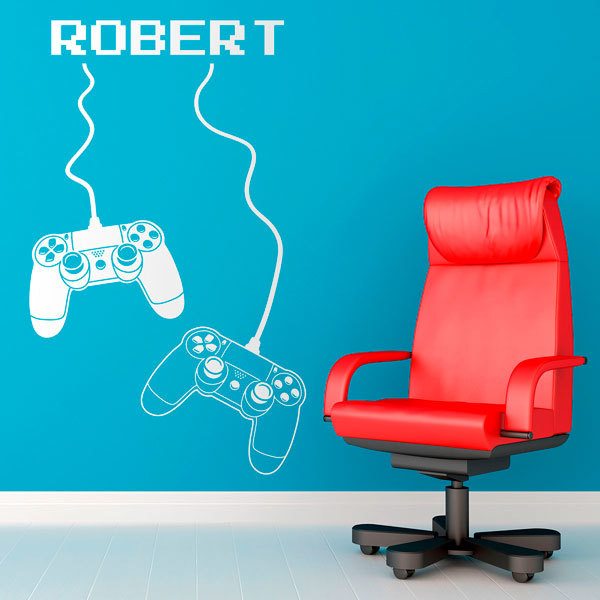 Wall Stickers: Play Station Controllers Personalised