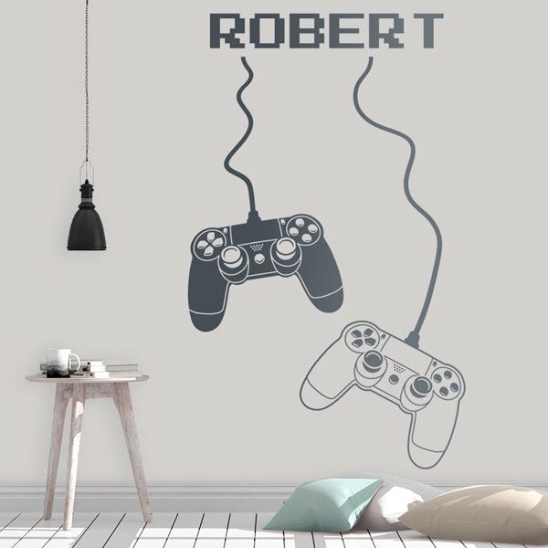 Wall Stickers: Play Station Controllers Personalised