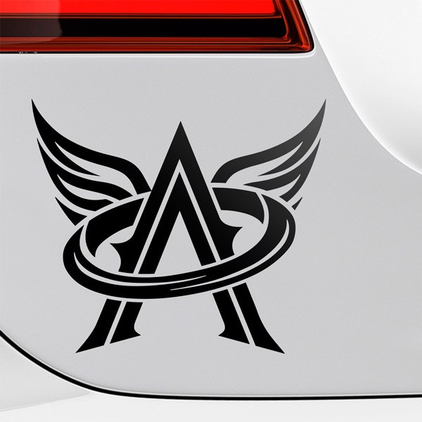 Car & Motorbike Stickers: Arcángel Logo Music