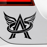 Car & Motorbike Stickers: Arcángel Logo Music 3
