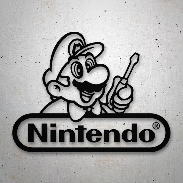 Car & Motorbike Stickers: Super Mario Nintendo