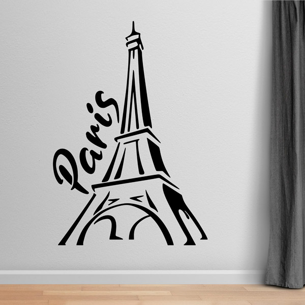 Wall Stickers: Eiffel Tower, Paris, France