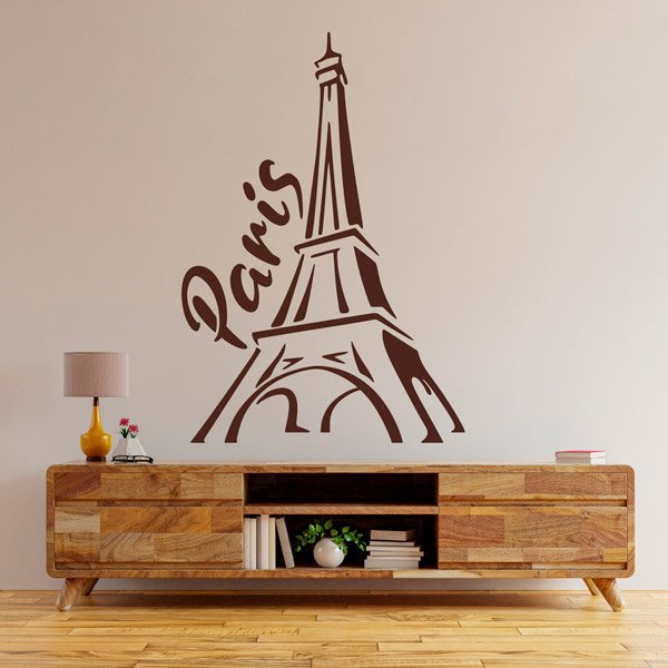 Wall Stickers: Eiffel Tower, Paris, France