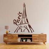 Wall Stickers: Eiffel Tower, Paris, France 2