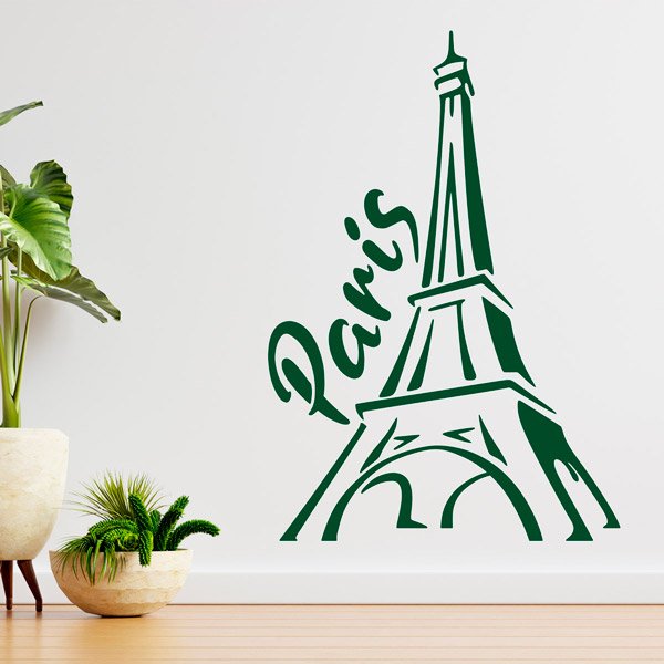 Wall Stickers: Eiffel Tower, Paris, France