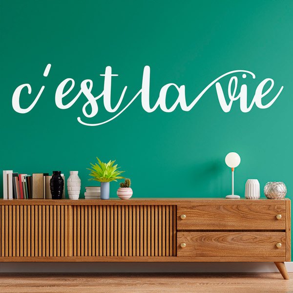 Wall Stickers: C'est la vie, French
