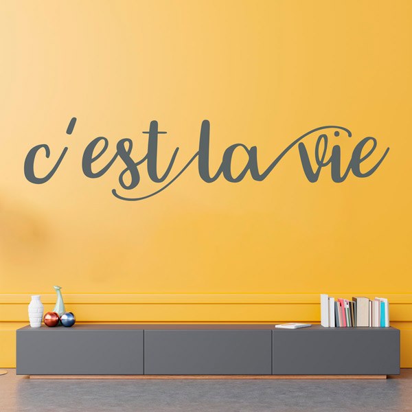 Wall Stickers: C'est la vie, French