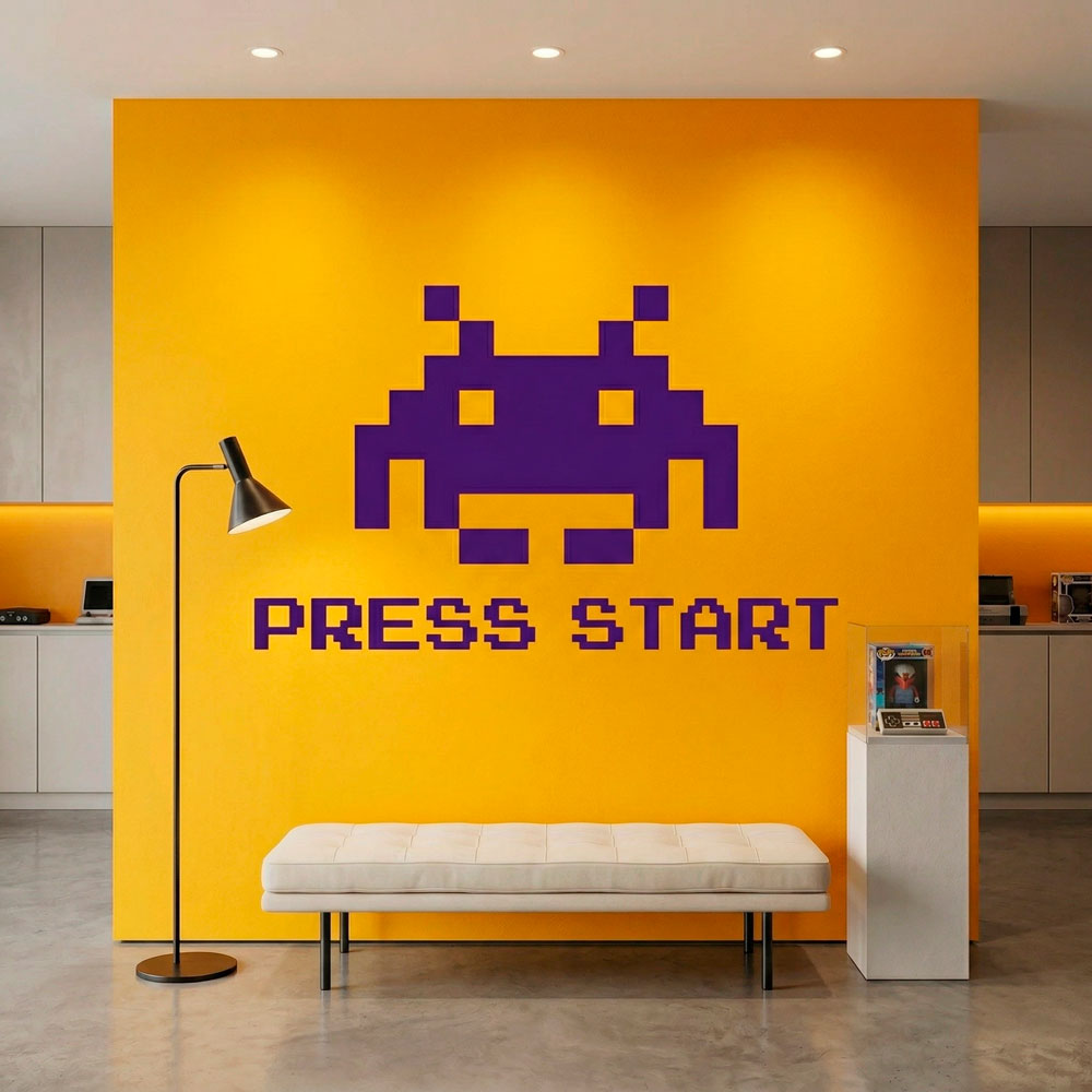 Space Invaders Press Start 15