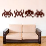 Wall Stickers: Space Invaders Martians 2