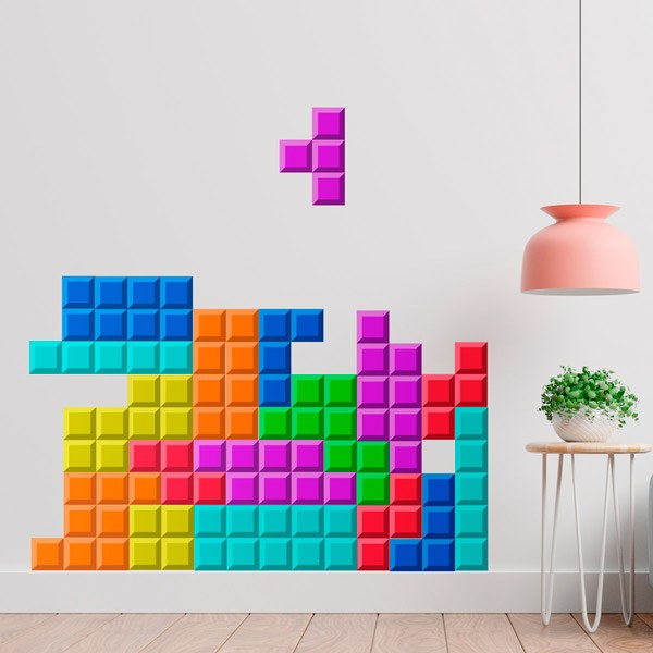 Wall Stickers: Tetris Pieces