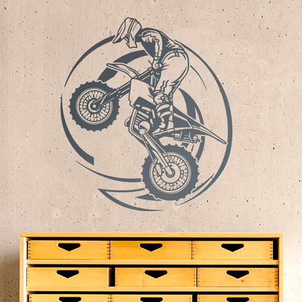 Wall Stickers: Motocross Acrobatics 0