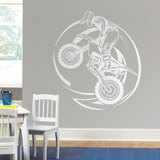 Wall Stickers: Motocross Acrobatics 3