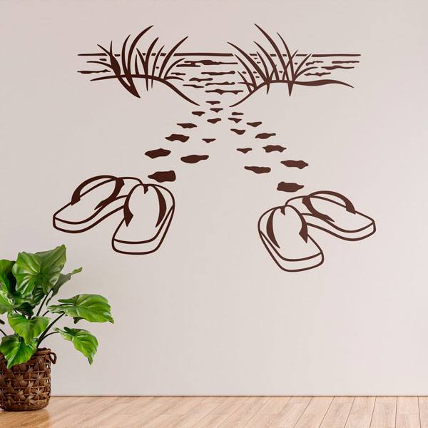 Wall Stickers: Road to the Beach 0