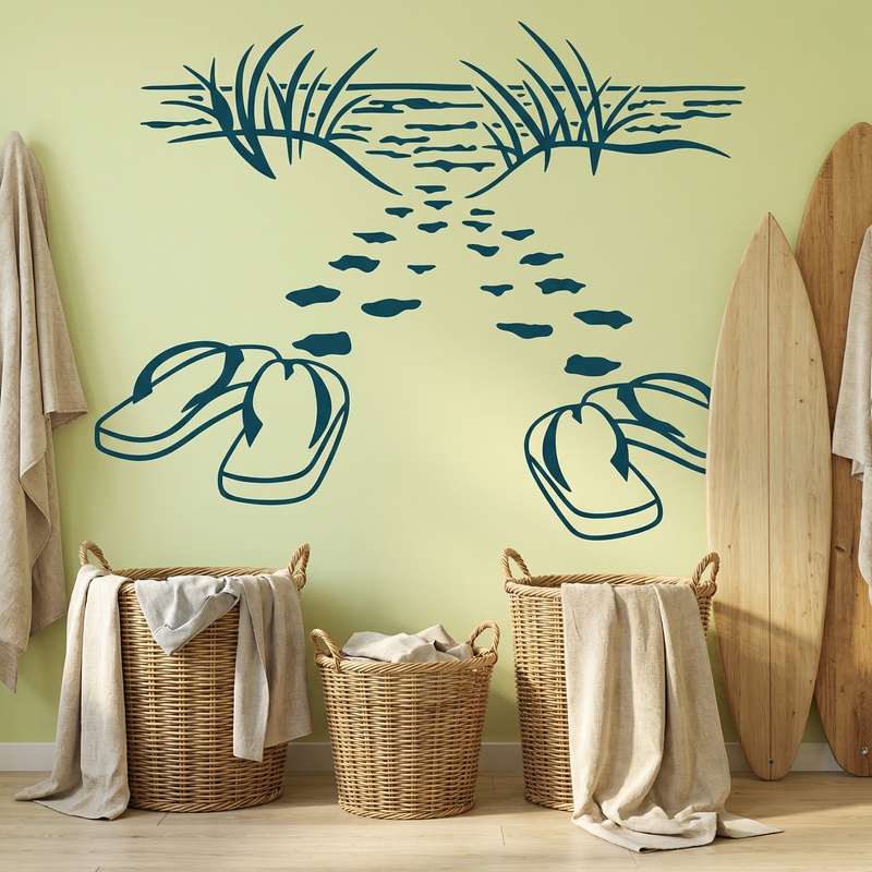 Wall Stickers: Road to the Beach