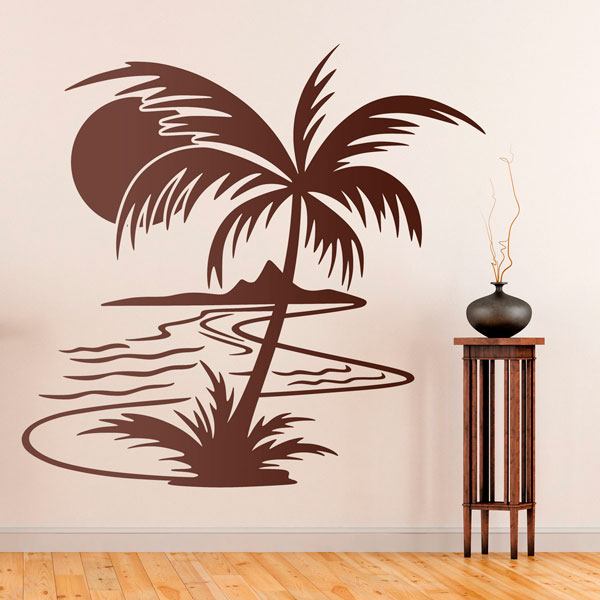 Wall Stickers: Under the Sun on the Beach 0