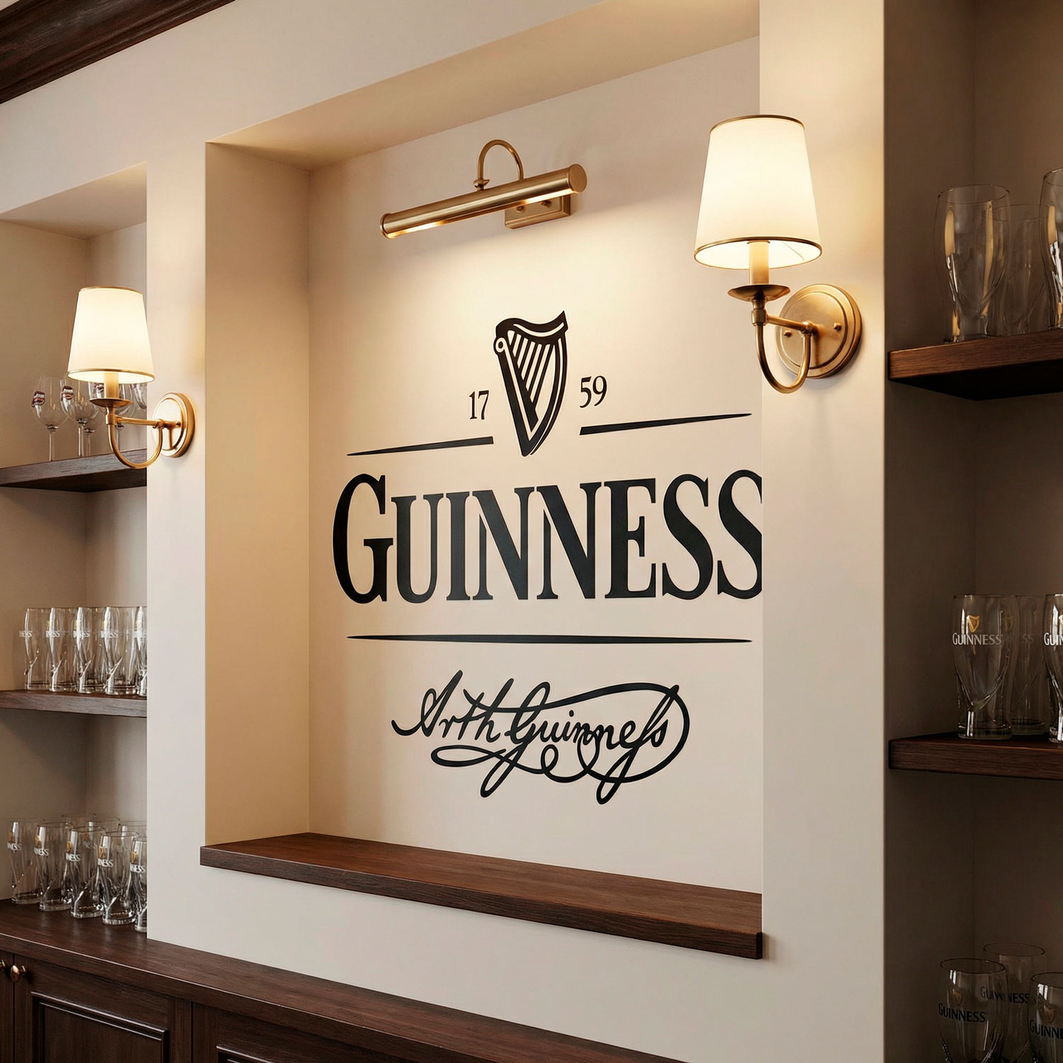 Wall Stickers: Guinness 1759