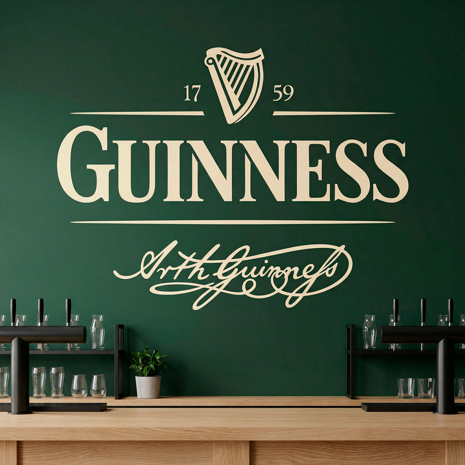 Wall Stickers: Guinness 1759