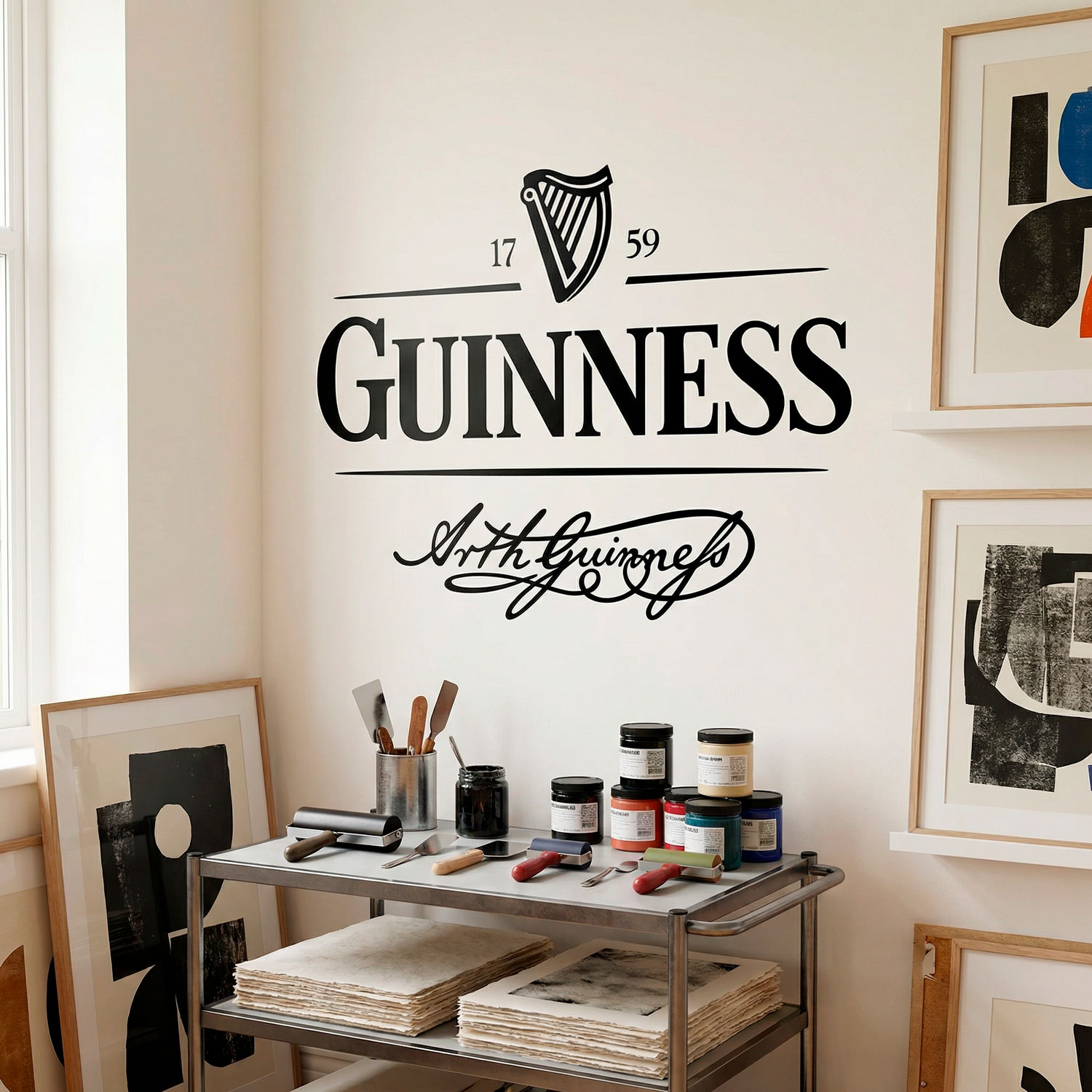 Wall Stickers: Guinness 1759