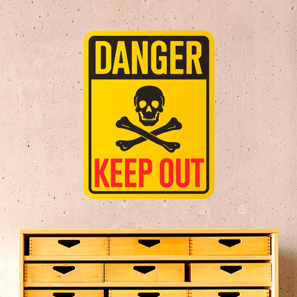 Wall Stickers: Danger Keep Out