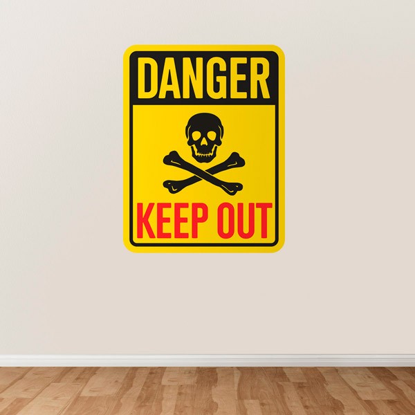 Wall Stickers: Danger Keep Out