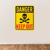 Wall Stickers: Danger Keep Out 3