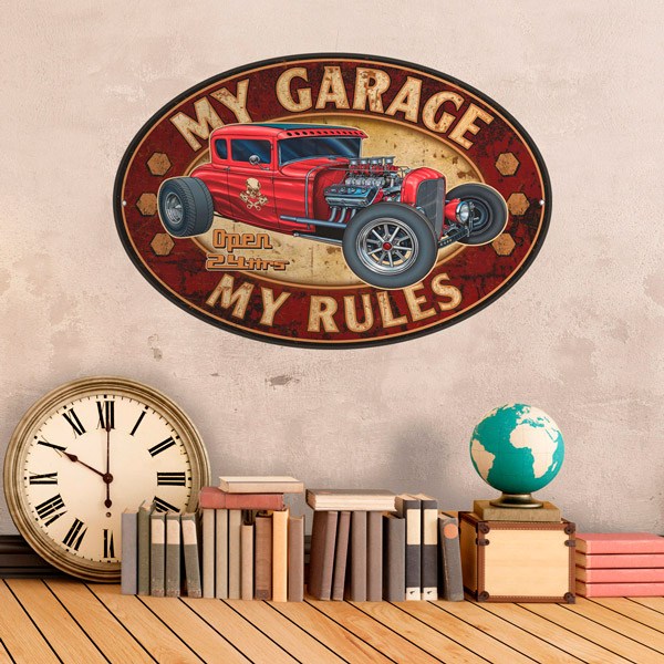 Wall Stickers: My Garage my Rules II