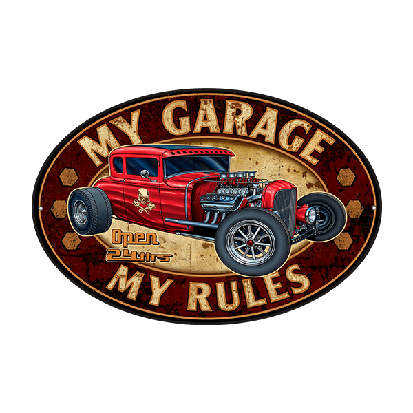 Wall Stickers: My Garage My Rules