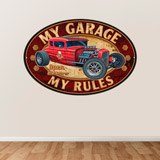 Wall Stickers: My Garage my Rules II 3