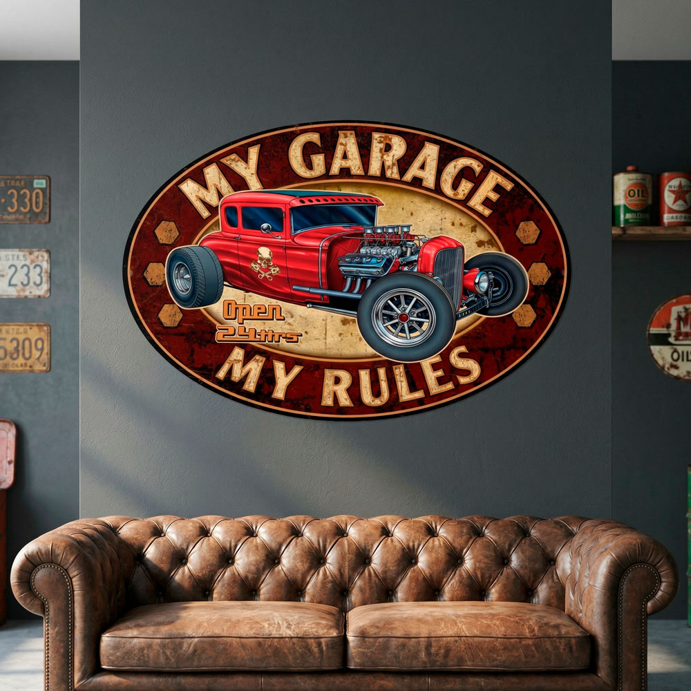 Wall Stickers: My Garage my Rules II