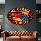 Wall Stickers: My Garage my Rules II 5