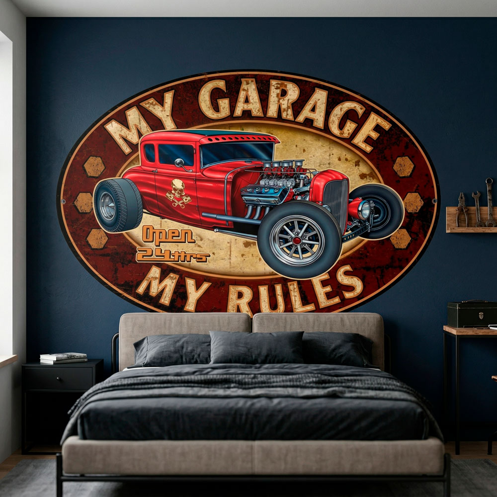 Wall Stickers: My Garage my Rules II