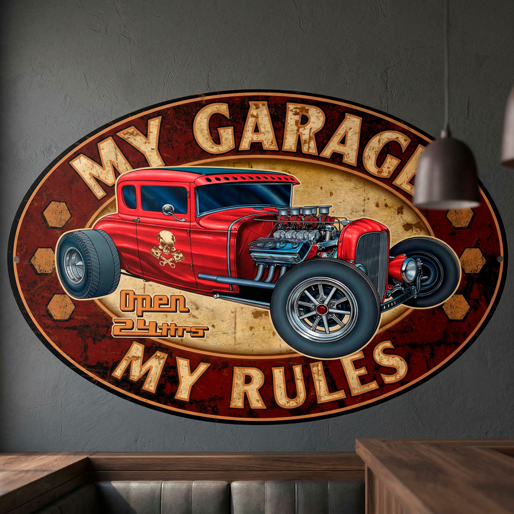 Wall Stickers: My Garage my Rules II