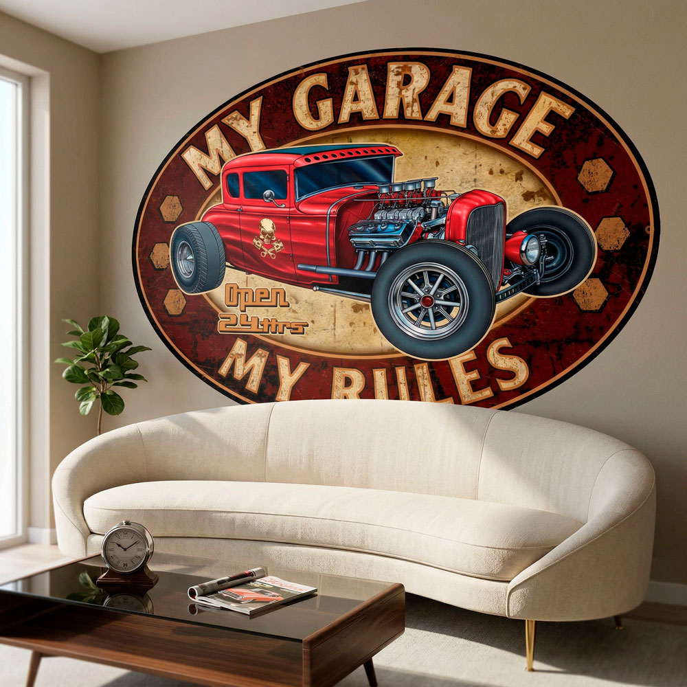 Wall Stickers: My Garage my Rules II
