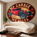 Wall Stickers: My Garage my Rules II 9
