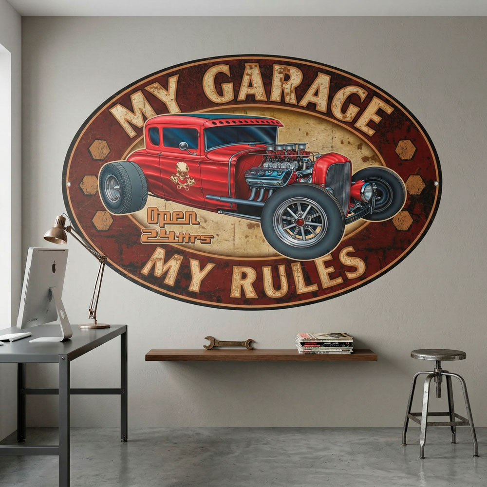 Wall Stickers: My Garage my Rules II