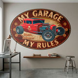 Wall Stickers: My Garage my Rules II 10