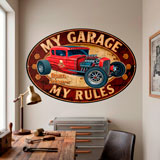 Wall Stickers: My Garage my Rules II 11