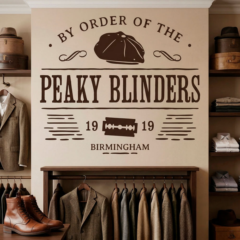 Wall Stickers: Peaky Blinders Birmingham