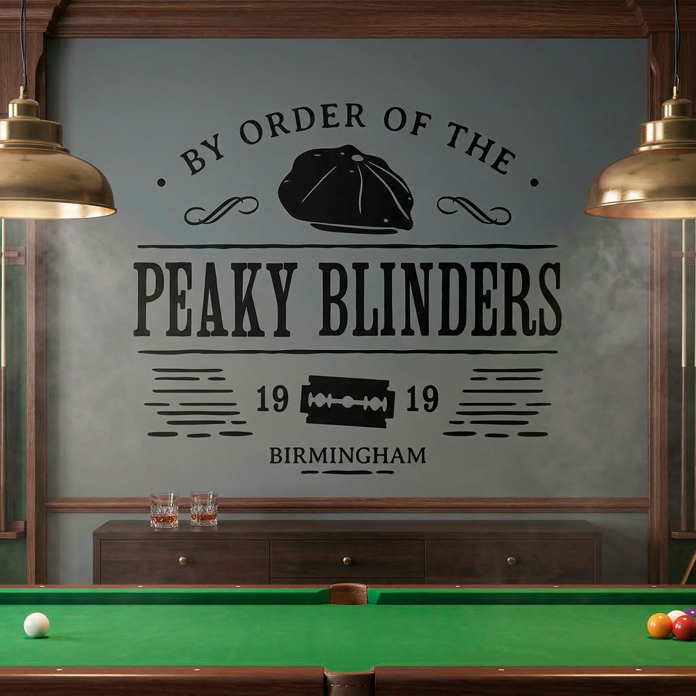 Wall Stickers: Peaky Blinders Birmingham