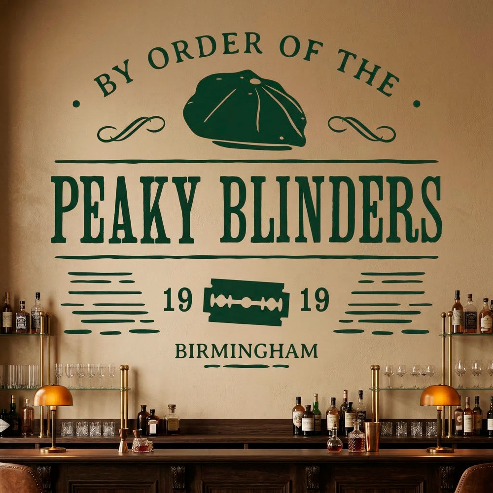 Wall Stickers: Peaky Blinders Birmingham