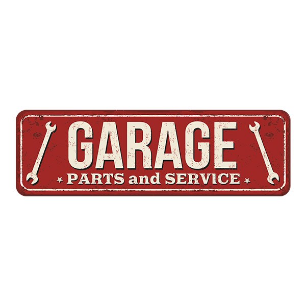 Wall Stickers: Garage Parts and Service