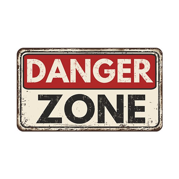 Wall Stickers: Danger Zone