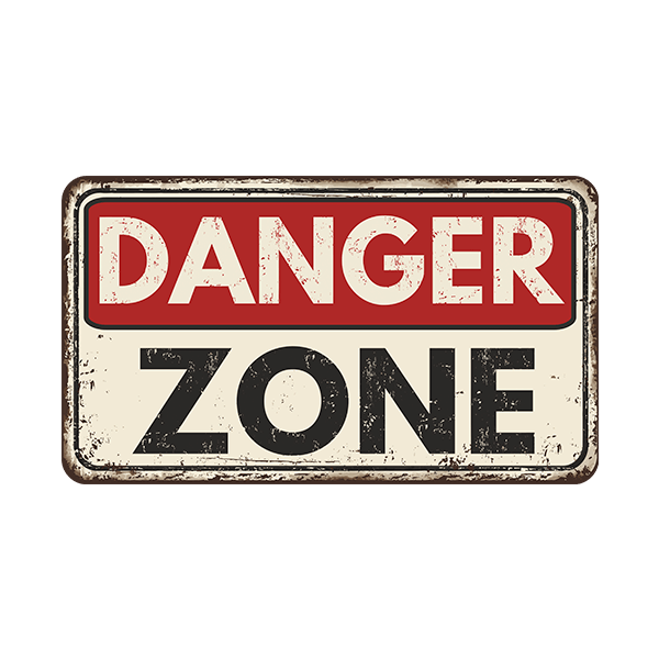 Wall Stickers: Danger Zone 0