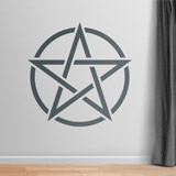 Wall Stickers: Satanic Star 2