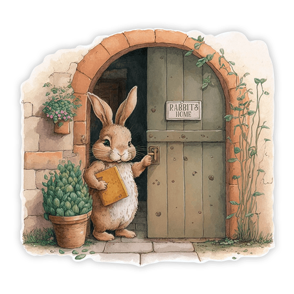 Stickers for Kids: The rabbit 0