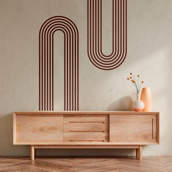 Wall Stickers: Boho curves